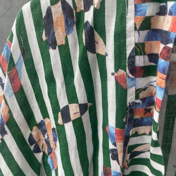 Long floral kimono size M for women - Picture 4 of 7